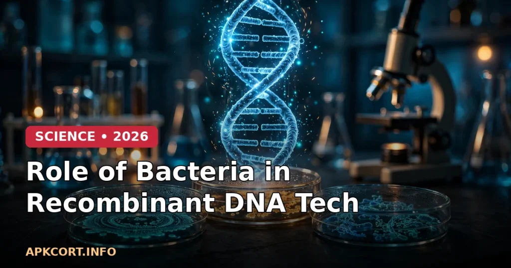 Role of Bacteria in Recombinant DNA Technology