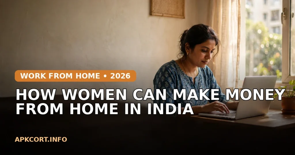 How Women Can Make Money from Home in India [2026]