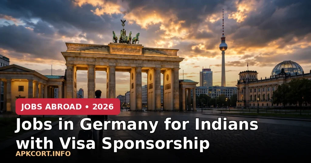 Jobs in Germany for Indians with Visa Sponsorship [2026]