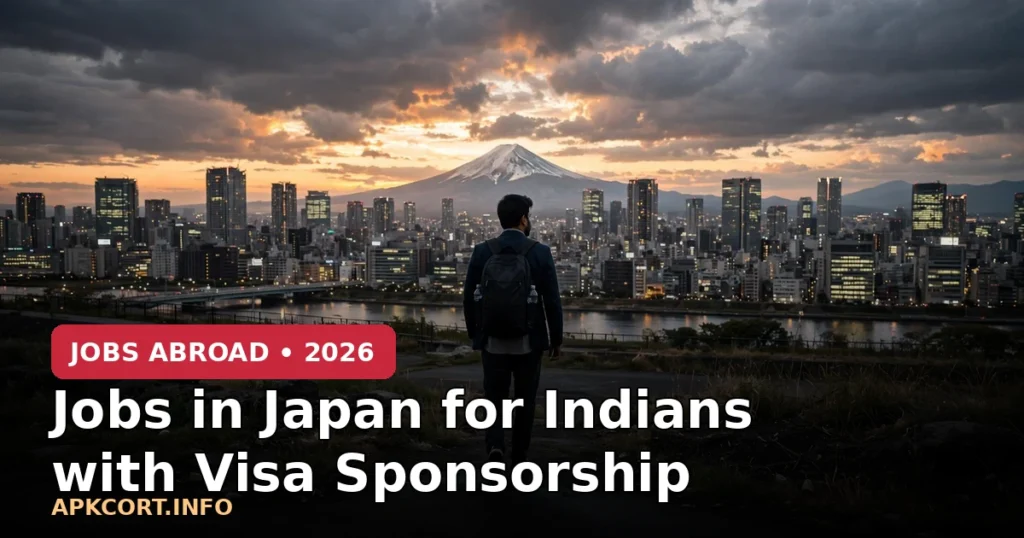 Jobs in Japan for Indians with Visa Sponsorship [2026]