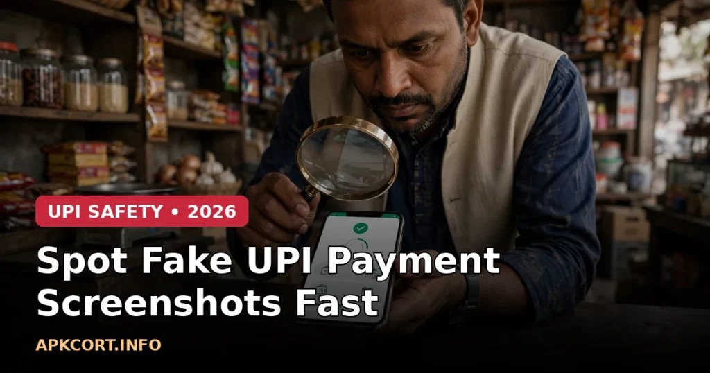 How to Spot Fake UPI Payment Screenshots in India [2026]