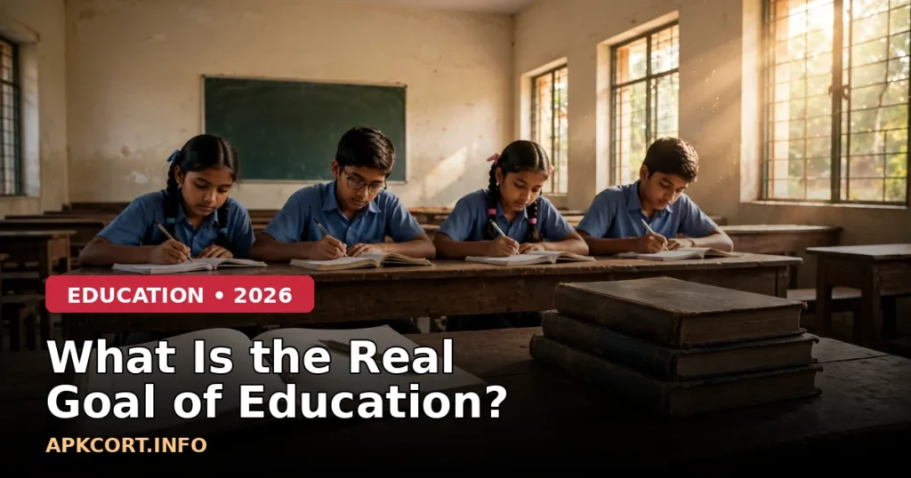 What Is the Real Goal of Education?
